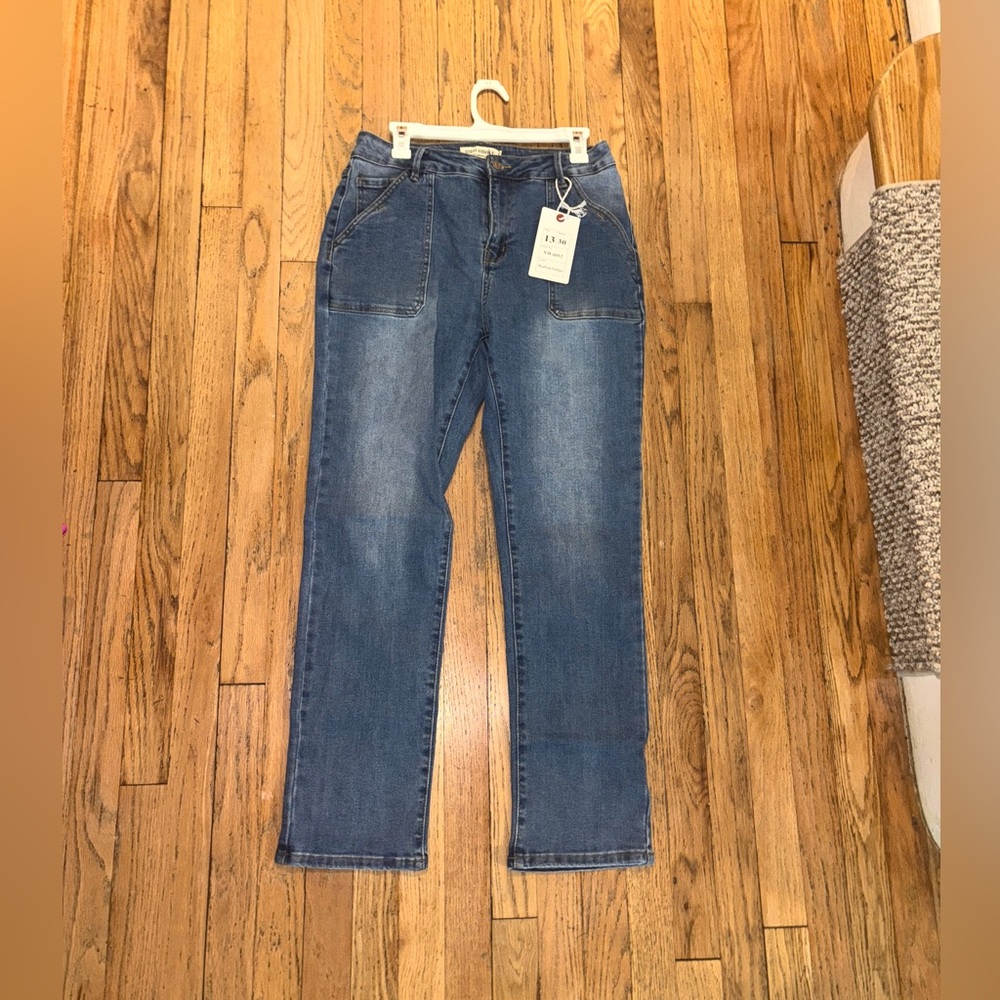 NEW w/ TAGS - Great Smoky High Rise Blue Jeans w/ Stretch - size 13